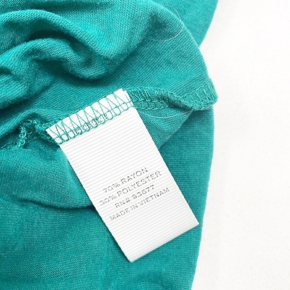 Stylus green long sleeve top - Picture 4 of 5